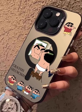 magsafe磁吸适用三星s25ultra手机壳s24fe高级s21+男s22新款a06无线充a13蜡笔小新a22卡通a34趣味a52s女款a55