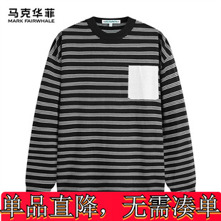 马克华菲男装新款男装商场休闲马黑上衣年新款毛衣针织衫