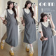 高级感连衣裙 两件套夏季 2026孕妇裙子夏装 孕后期宽松显瘦慵懒薄款