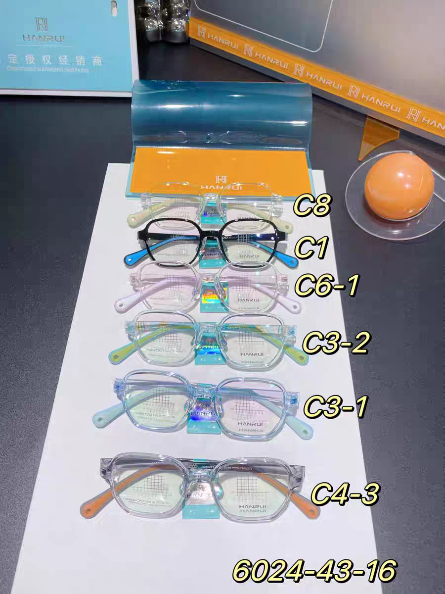 hanrui韩锐眼镜框学生青少年配近视离焦镜片6023 6024 6026 6025