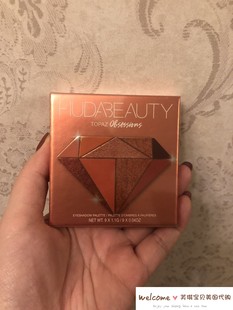 日落盘TOPAZ 现货秒发 huda&beauty9色眼影盘