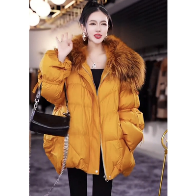 小香风短款羽绒女士大衣外套