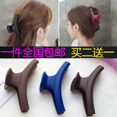 Hàn Quốc phiên bản của kẹp tóc đơn giản kích thước lớn lấy clip trong đuôi ngựa lớn clip kháng với các tấm tắm thẻ tóc chụp thẻ phụ kiện tóc