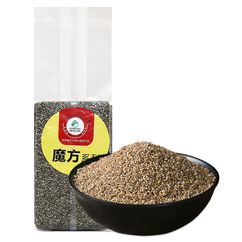峁圪垯 延安黑小米500g 小米粥农家粗粮五谷杂粮食陕北特产月子米