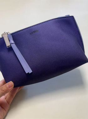 LA MER/海蓝之谜 旅行收纳袋化妆品包袜子便携手提包紫色