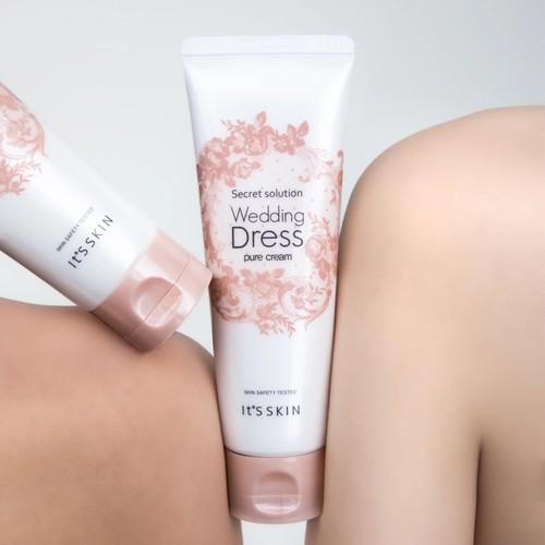 韩国It's skin 伊思婚纱身体乳自然白烟酰胺100ml美白提亮肤色  k