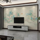 千里江山电视背景墙壁布客厅壁纸沙发墙布书房壁画 墙纸3d立体中式