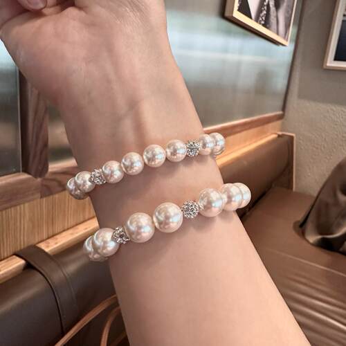 奥地利水晶珍珠珍珠手链洗手可戴