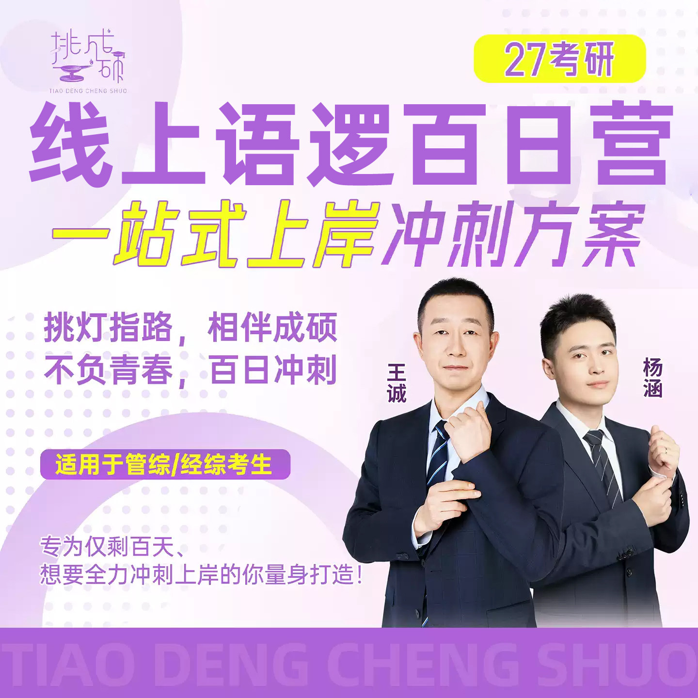 王诚逻辑写作2027考研199管综网课挑灯成硕救命班百日营396王城27图片