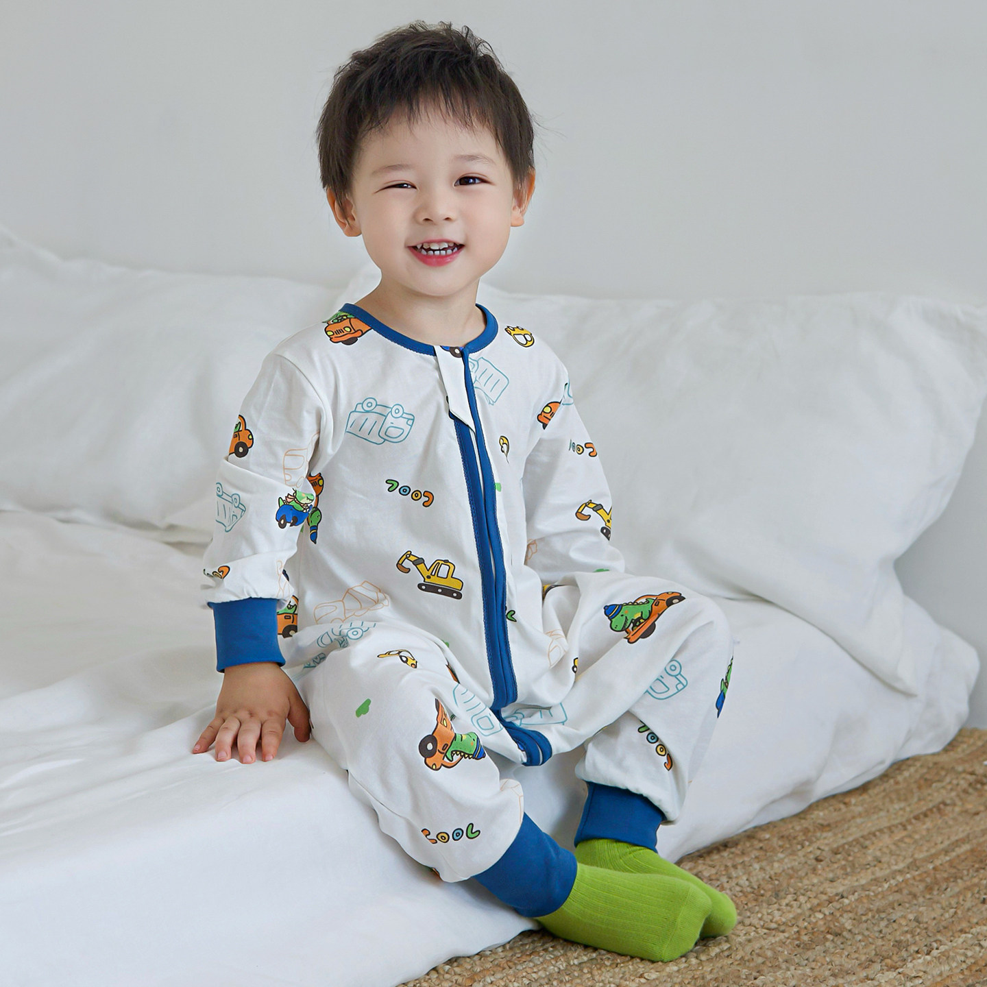 宝宝纯棉春秋季小孩3到6岁防踢被