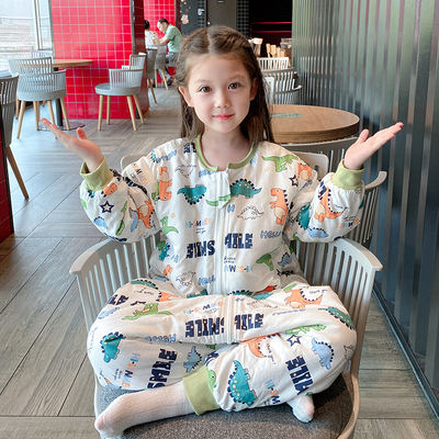 儿童秋冬保暖睡袋加厚防寒防踢被