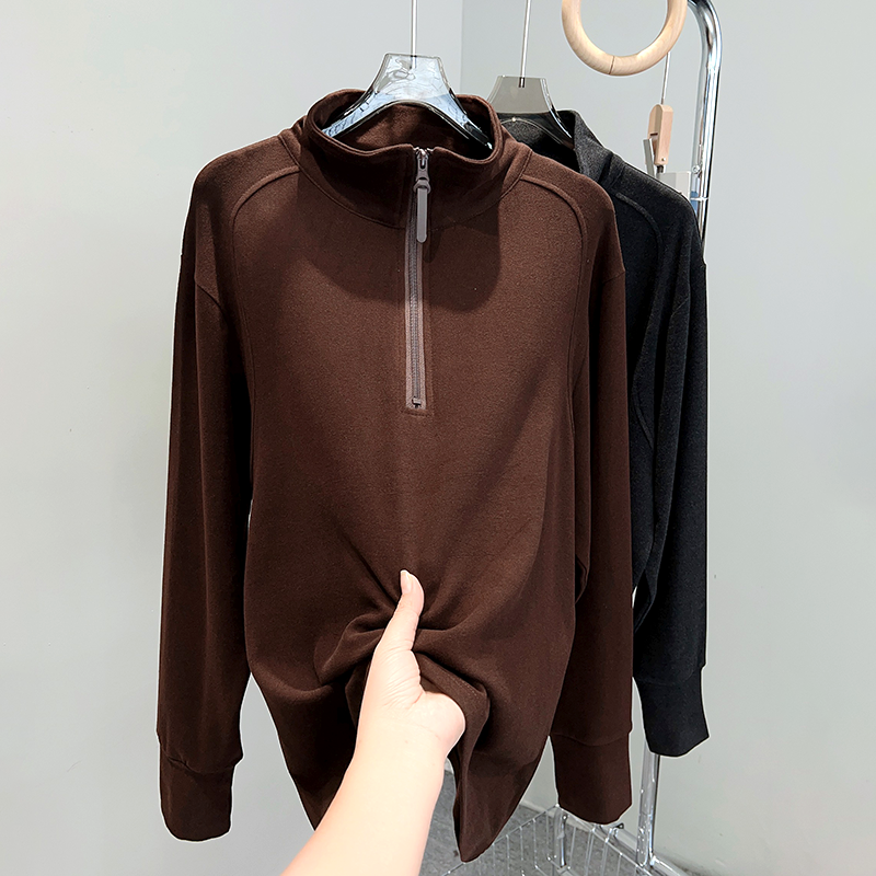 拉链常规长袖上衣必魅