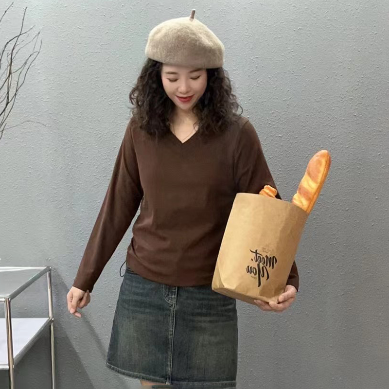 长袖通勤常规抽绳女上衣