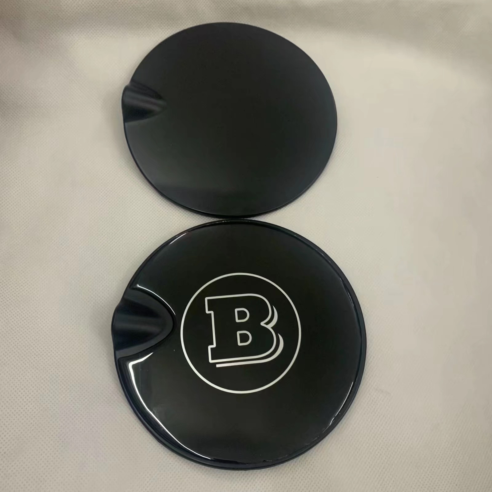 适用小精灵smart451巴博斯油箱盖 奔驰斯玛特改装b标油箱盖装饰盖