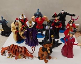 正散迪士尼反派手办摆件 白雪公主的妈妈 睡美人女巫等多款