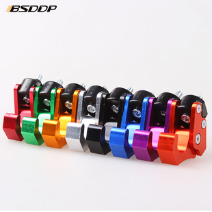 鬼火摩托车改装 铝合金万向挂钩 挂扣电动踏板车改装配件单孔挂钩