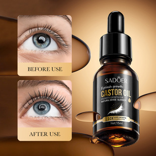 Growth Eyelash Longer Fuller Eyebrow精油 Castor Enhancer Oil