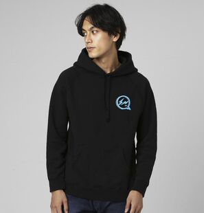 新款秋季藤原浩闪电印花连帽男女同款卫衣套装