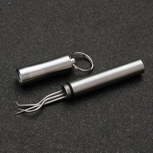 304剔牙神器随身密封防水牙签盒