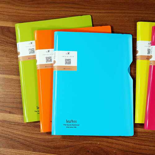 唛哒令PP加厚高清透明资料册