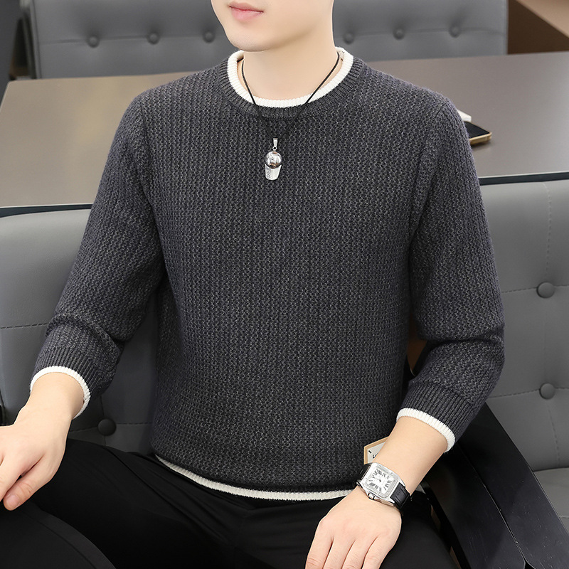 时尚百搭长袖2025年秋季保暖圆领