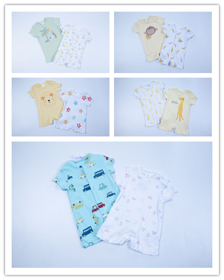 外贸欧美纯棉连体衣爬服