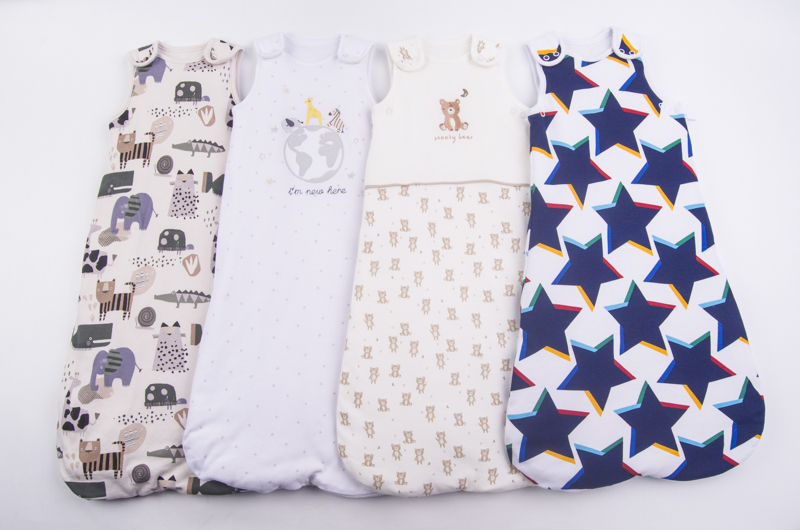 NX外贸欧美婴儿纯棉春秋冬款睡袋防踢被 宝宝新生儿背心睡袋 2.5T