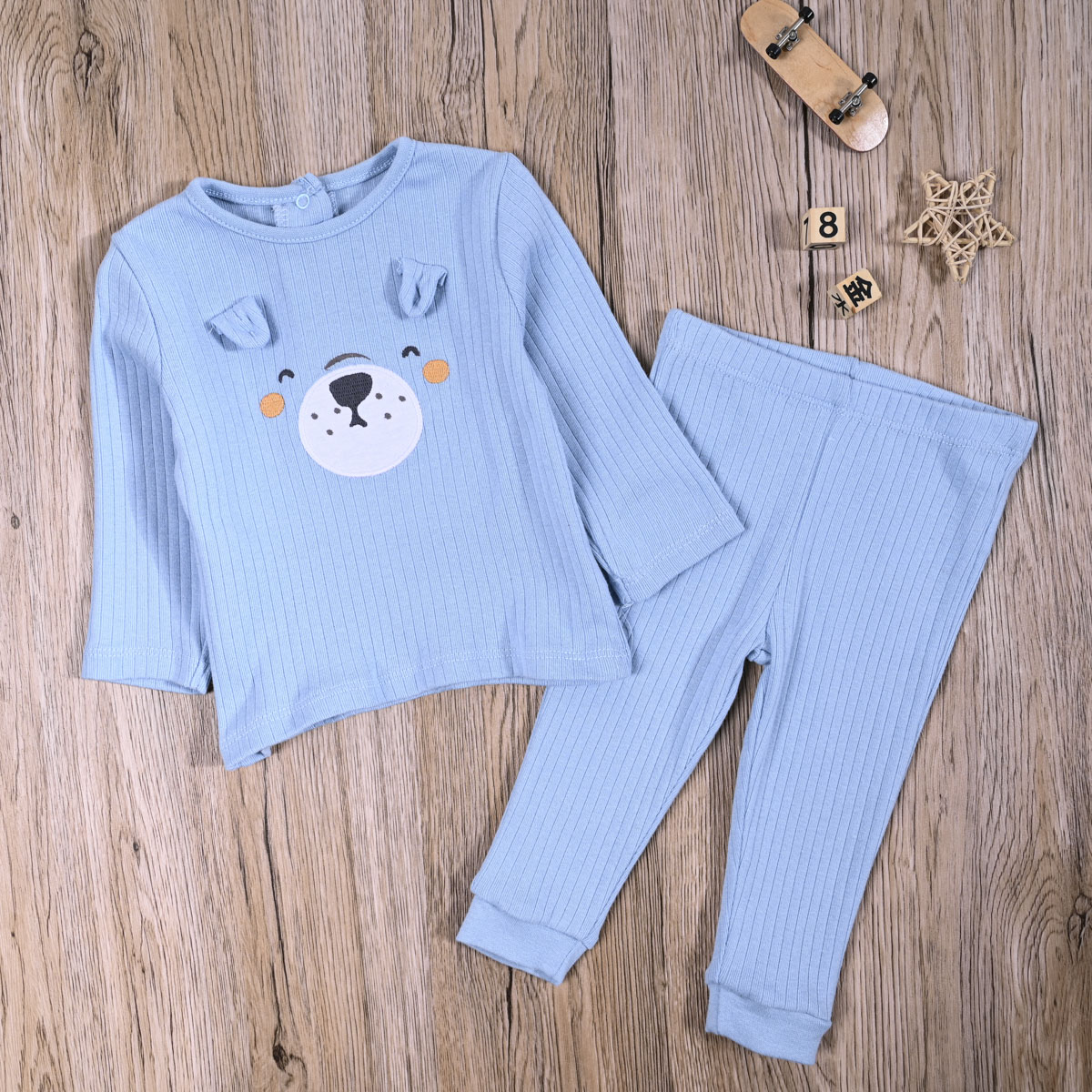 长袖T恤上衣婴儿长裤子