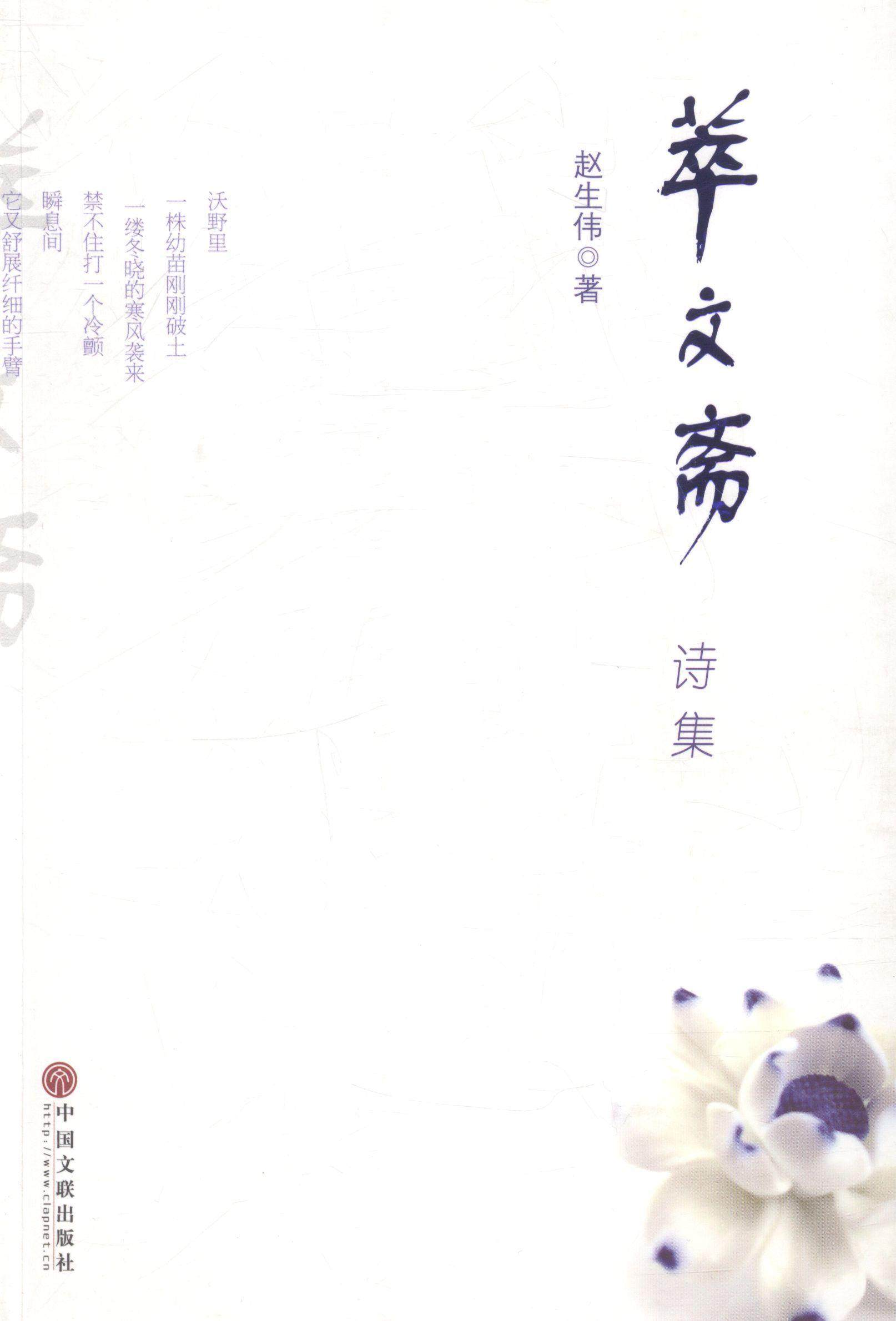 萃文斋诗集书赵生伟诗集中国当代 文学书籍