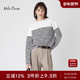 针织衫 Mila Owen秋冬简约百搭休闲拼色条纹圆领长袖 09WNT231222