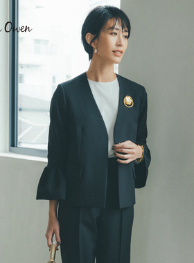 Mila Owen 秋冬V领短款开襟套装夹克外套09WFJ234154