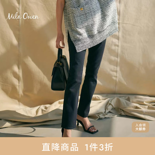 棉牛仔裤 09WFP232121 Owen春夏休闲百搭纯色显瘦高腰修身 Mila