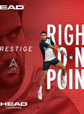 HEAD海德新款L6 Prestige MP/PRO西里奇御用专业网球拍全碳素