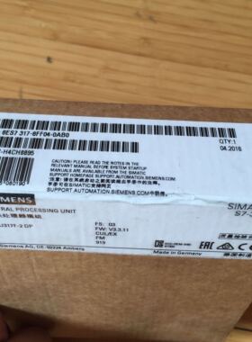 1P6ES7317-6FF04-0AB0全新原装中央处理单元现货6ES73176FF040AB0