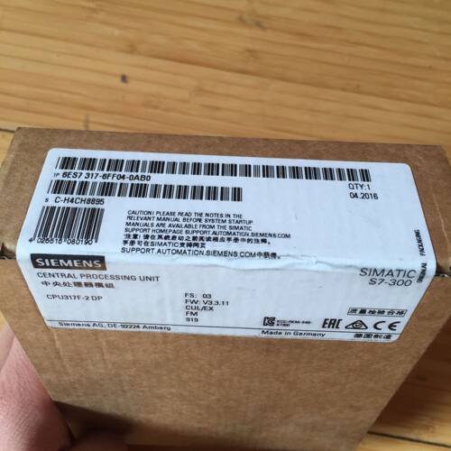 1P6ES7317-6FF04-0AB0全新原装中央处理单元现货6ES73176FF040AB0