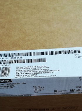 原装1P6ES7512-1CK00-0AB0全新正品CPU1512C-1PN6ES75121CK000AB0