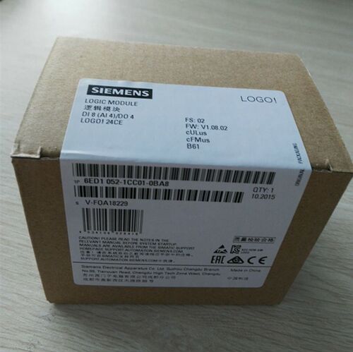 西门子1P6ED1052-1CC01-0BA8全新LOGO! 24CE主机6ED10521CC010BA8