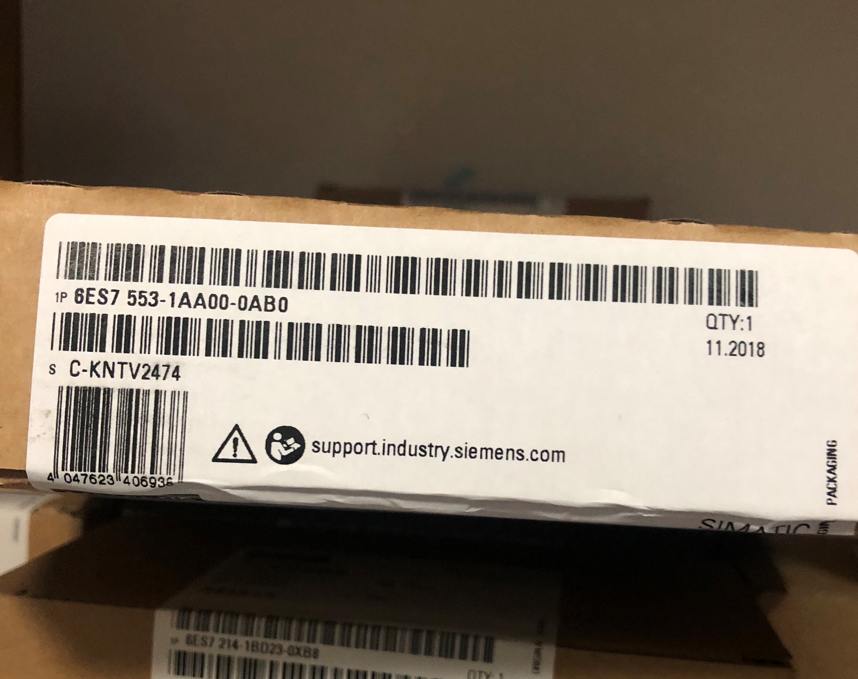 原装1P6ES7553-1AA00-0AB0全新正品通道PTO模块6ES75531AA000AB0