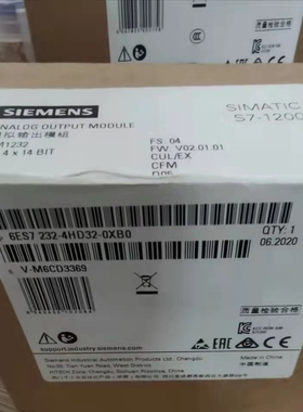 西门子6ES7232-4HD32-0XB0西门子模块6ES72324HD320XB0CPUX现货CD