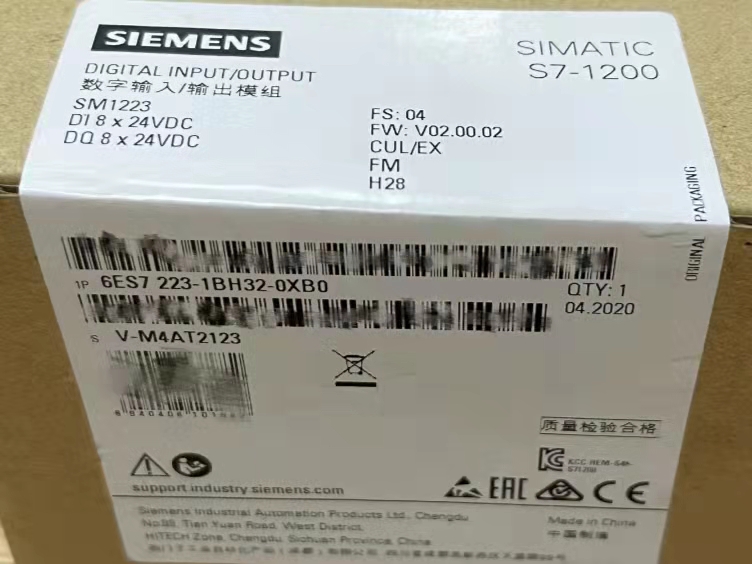 西门子6ES7223-1BH32-0XB0西门子模块6ES72231BH320XB0CPUX现货DC