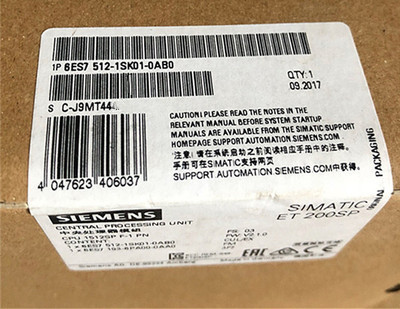 西门子1P6ES7512-1SK01-0AB0全新正品中央处理器6ES75121SK010AB0