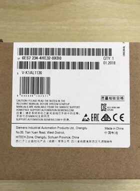 西门子1P6ES7234-4HE32-0XB0模拟量模块6ES72344HE320XB0全新现货