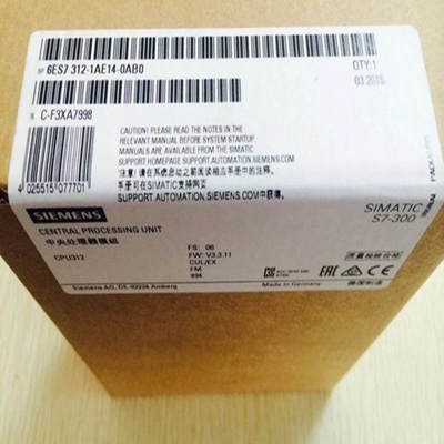 西门子1P6ES7312-1AE14-0AB0全新S7-300 CPU模块6ES73125BF040AB0