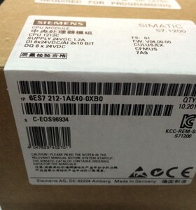 原装1P6ES7212-1AE40-0XB0正品1212C 紧凑型 CPU6ES72121AE400XB0