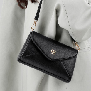 头层牛皮单肩斜挎包女软真皮手提包中年妈妈包百搭简约2026新款 潮