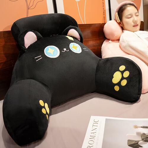床上靠枕批发冰豆豆大靠背垫床头靠垫软包抱枕女生睡觉代发