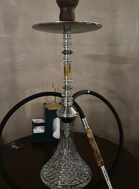 新款俄罗斯 VZ V3  高档水烟套装 酒吧不锈钢水烟壶