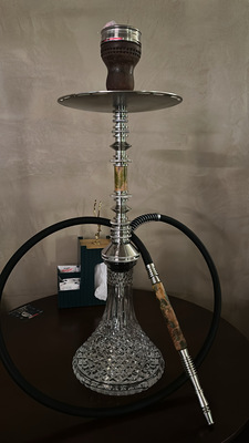 新款俄罗斯 VZ V3  高档水烟套装 酒吧不锈钢水烟壶