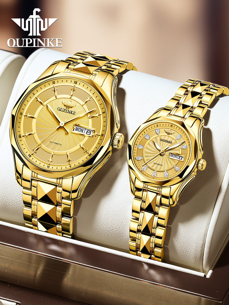 Swiss certified brand name 1314 lovers watch Lovers a pair of mechanical watches Men and women brands top ten watches