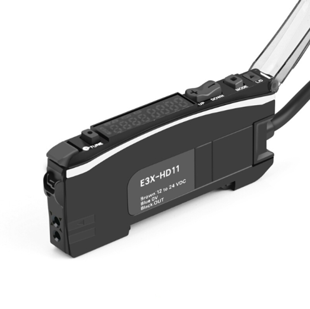 E3X-HD11光纤放大器光纤传感器E32-DC200对射漫反射感应光电开关